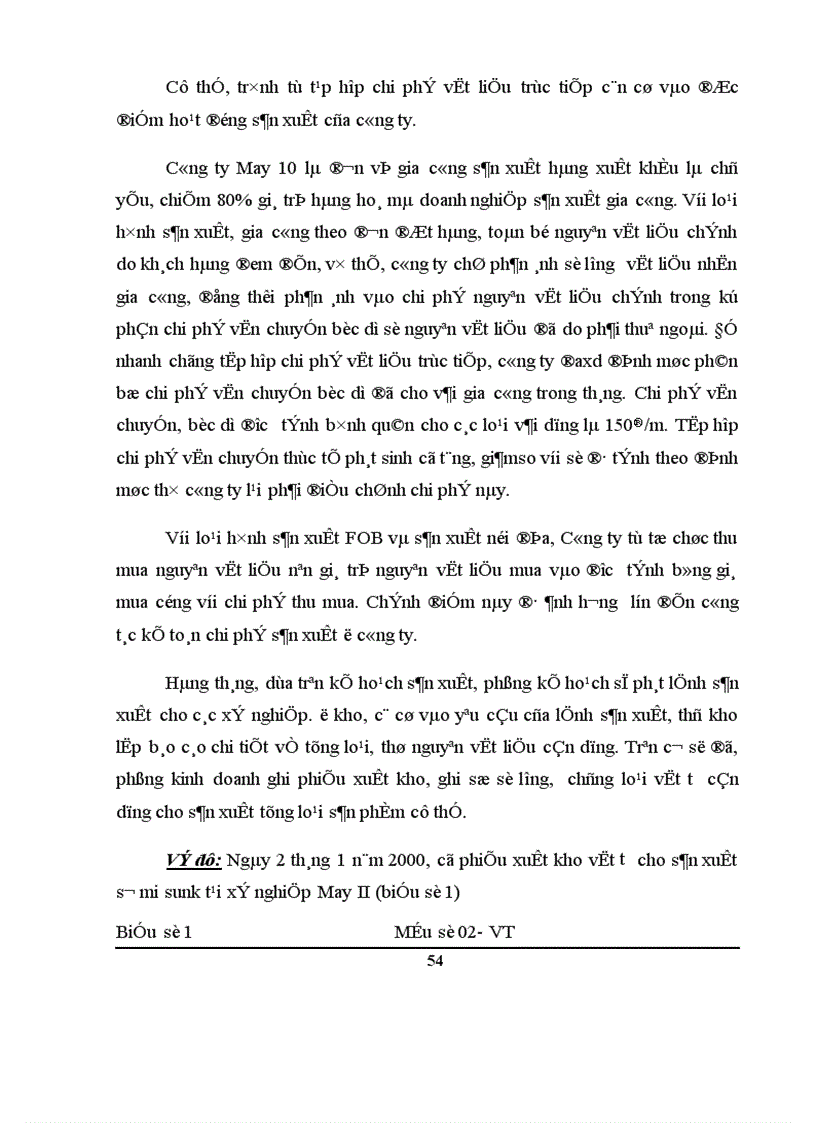 image for page Hoàn thiện hạch toán chi phí sản xuất và tính giá thành sản phẩm tại Công ty May 10 1