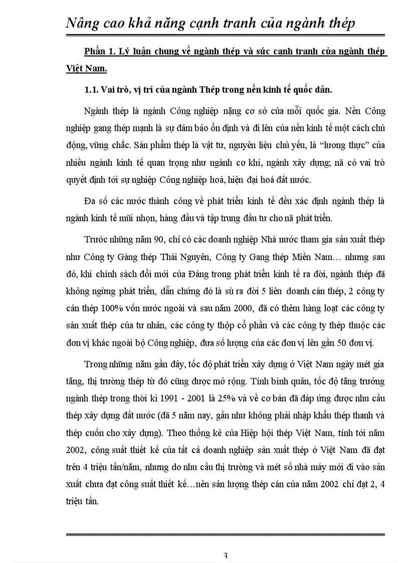 image for page Nâng cao khả năng cạnh tranh của thép 1