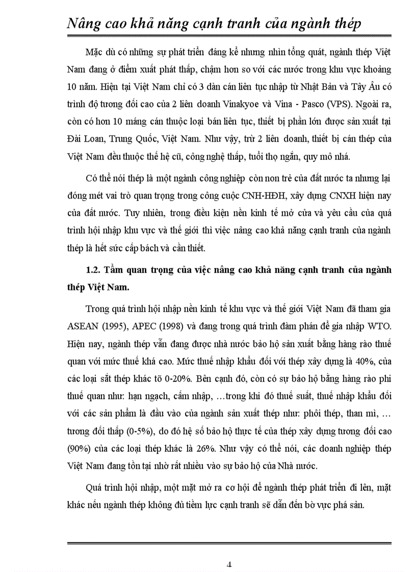 image for page Nâng cao khả năng cạnh tranh của thép 1