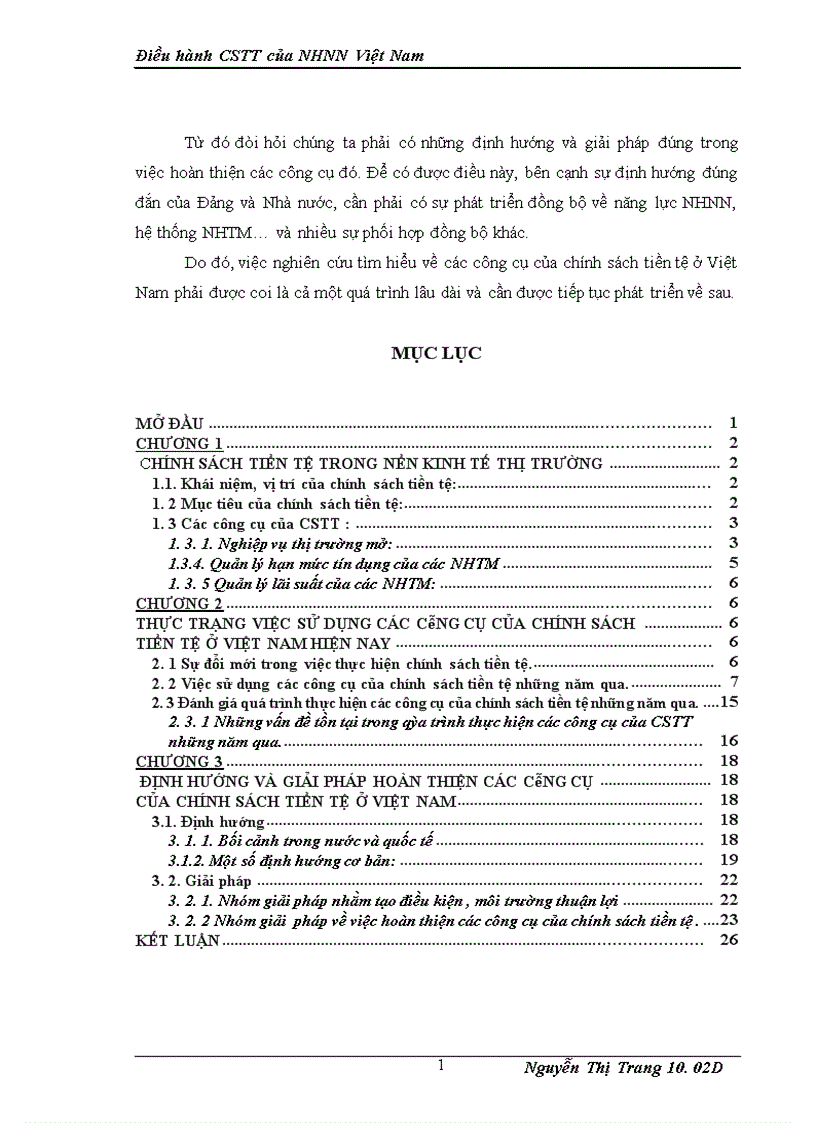 image for page Điều hành CSTT của NHNN Việt Nam