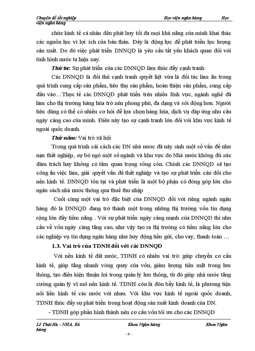 image for page Giải pháp mở rộng tín dụng đối với các Doanh nghiệp ngoài quốc doanh tại chi nhánh NHTM cổ phần Bắc Á Hà Nội 1