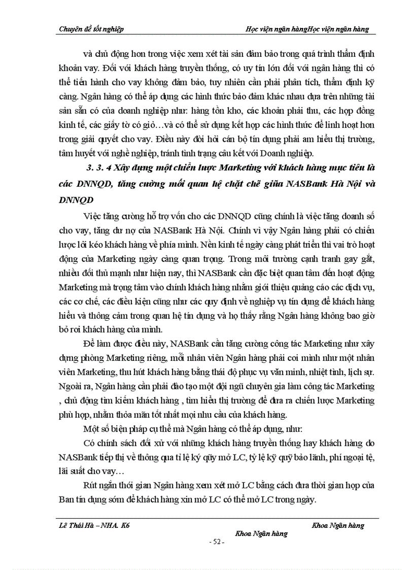 image for page Giải pháp mở rộng tín dụng đối với các Doanh nghiệp ngoài quốc doanh tại chi nhánh NHTM cổ phần Bắc Á Hà Nội 1