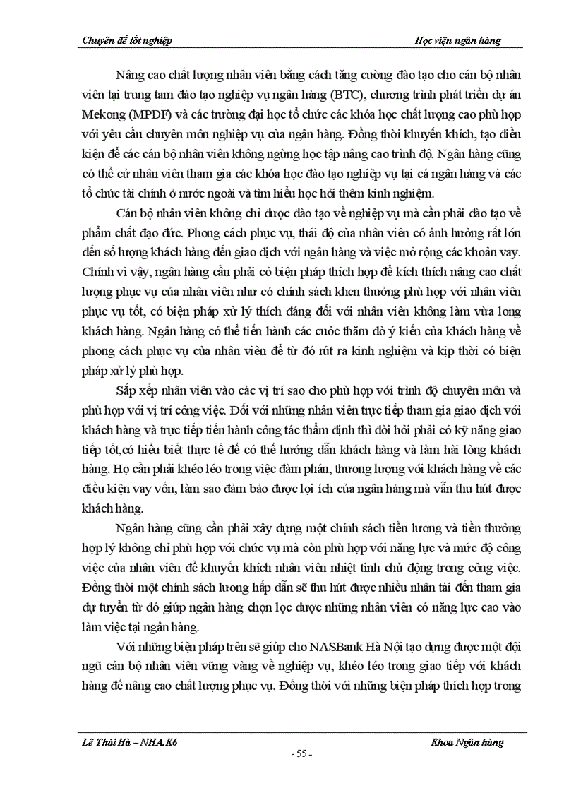 image for page Giải pháp mở rộng tín dụng đối với các Doanh nghiệp ngoài quốc doanh tại chi nhánh NHTM cổ phần Bắc Á Hà Nội 1