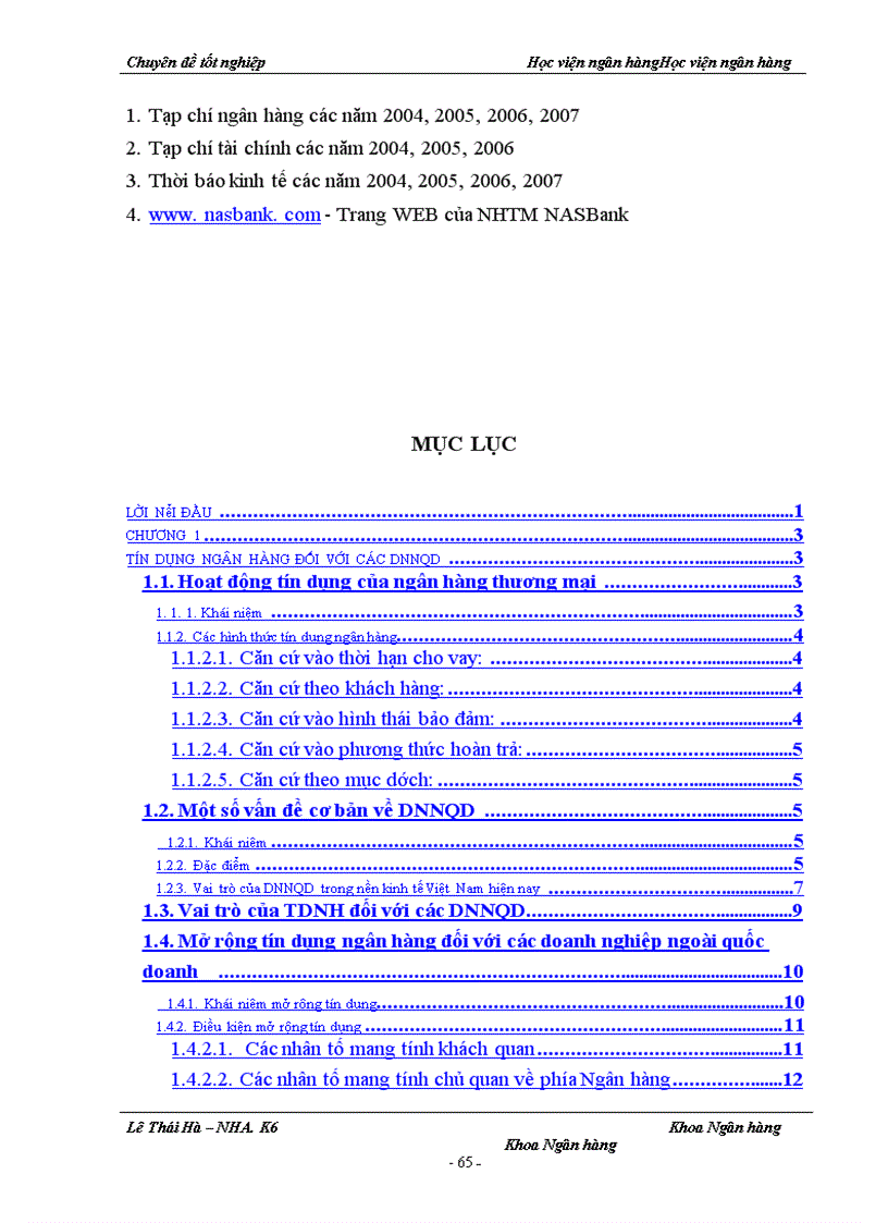 image for page Giải pháp mở rộng tín dụng đối với các Doanh nghiệp ngoài quốc doanh tại chi nhánh NHTM cổ phần Bắc Á Hà Nội 1