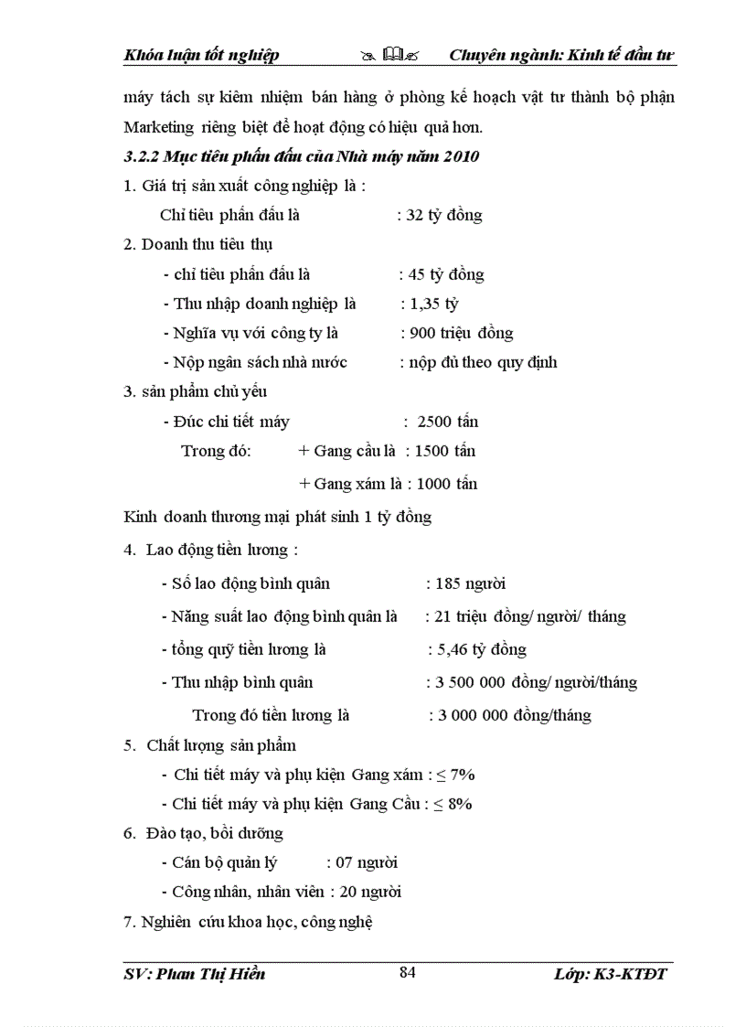 image for page Thực trạng và giải pháp nâng cao hiệu quả đầu tư phát triển tại nhà máy Đúc Mai Lâm