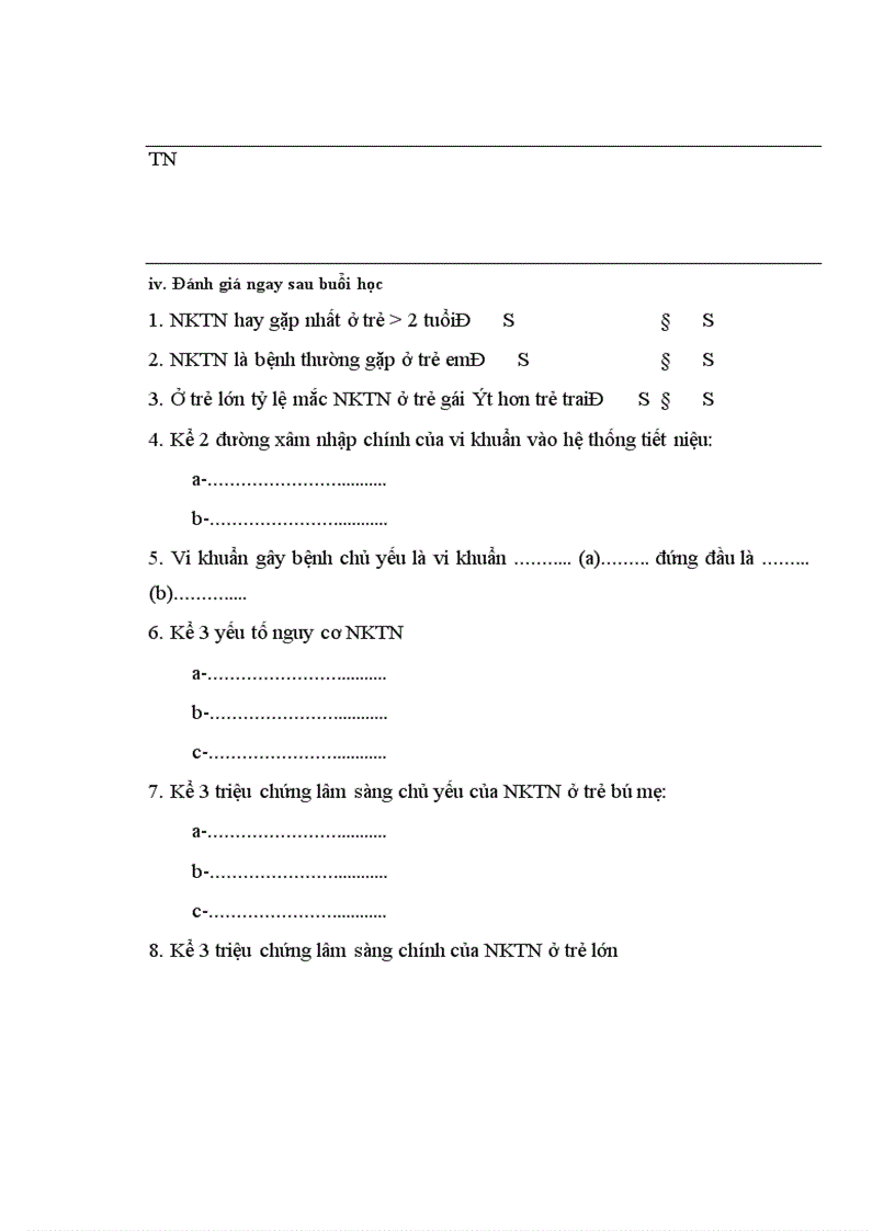 image for page Nhiễm khuẩn tiết niệu ở trẻ em