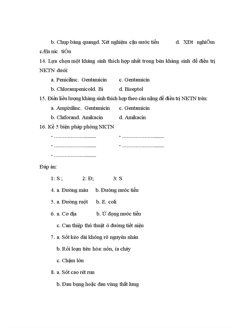 image for page Nhiễm khuẩn tiết niệu ở trẻ em