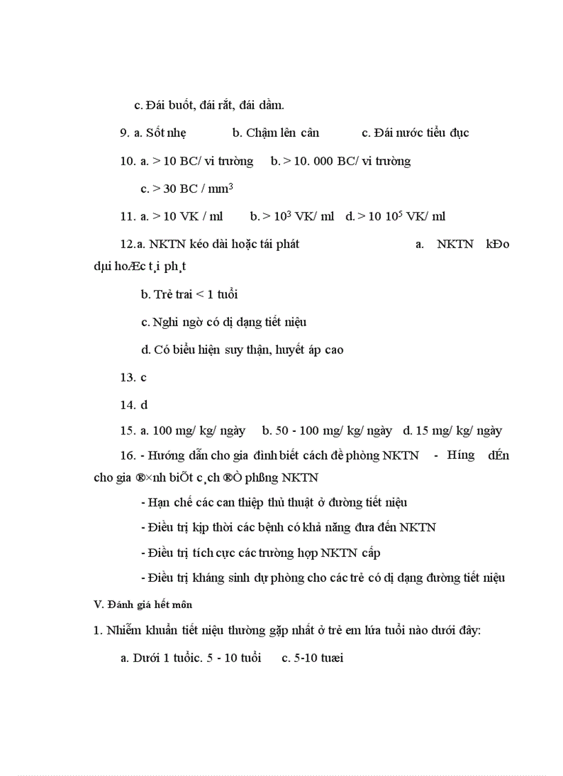 image for page Nhiễm khuẩn tiết niệu ở trẻ em