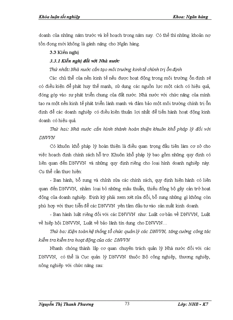 image for page Giải pháp nâng cao chất lượng tín dụng đối với DNVVN tại Sở giao dịch NHNT Việt Nam 1