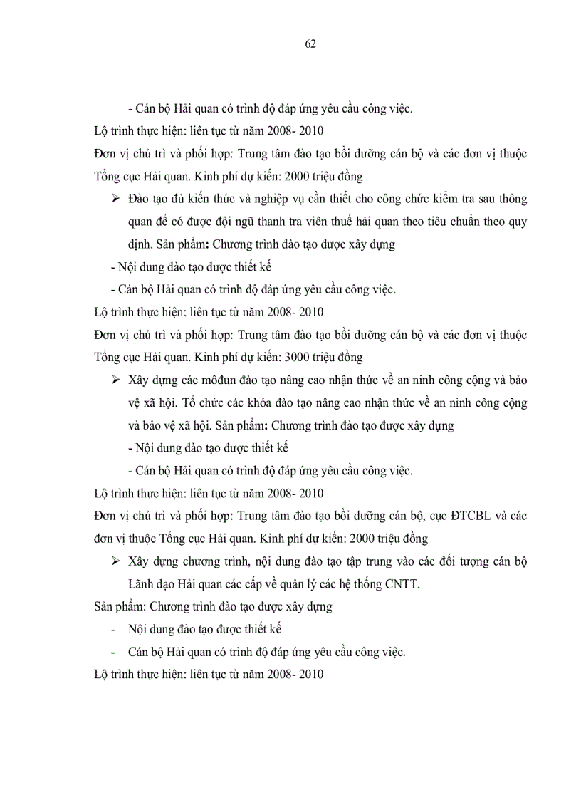 image for page Cải tiến hoạt động đào tạo và phát triển cán bộ công chức tại Tổng cục Hải quan 1