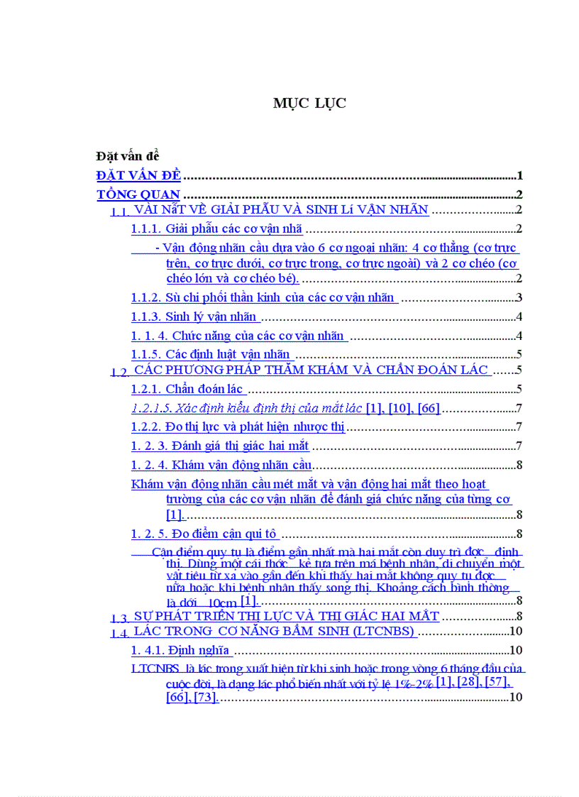 image for page Đánh giá kết quả phẫu thuật điều trị lác trong cơ năng bẩm sinh