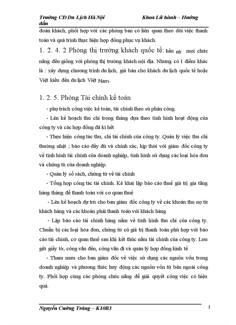 image for page Hoạt động của bộ phận hướng dẫn viên trong công ty Linhphuong travel