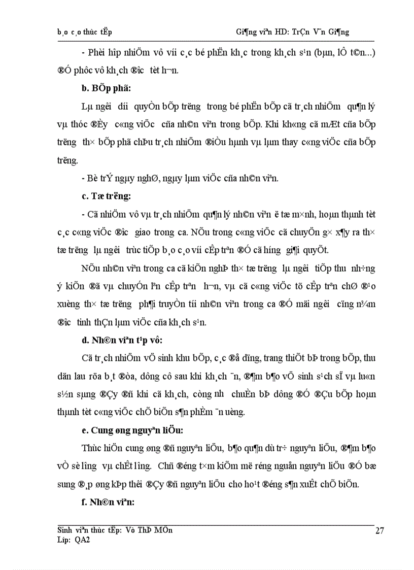 image for page Nghiên cứu khảo sát vấn đề cung ứng nguyên liệu và tổ chức sản xuất tại bộ phận bếp của khách sạn Minh Hải