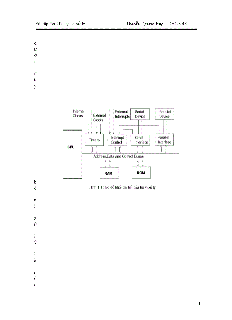 image for page Thiết kế hệ vi xử lý 8 bit 1