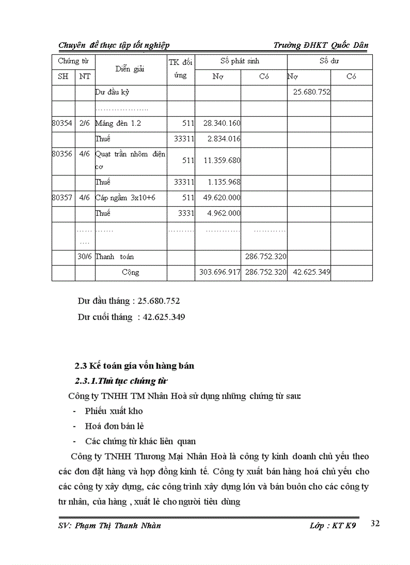 image for page Kế toán bán hàng và xác định kết quả bán hàng tại công ty TNHH Thương Mại Nhân Hoà 1