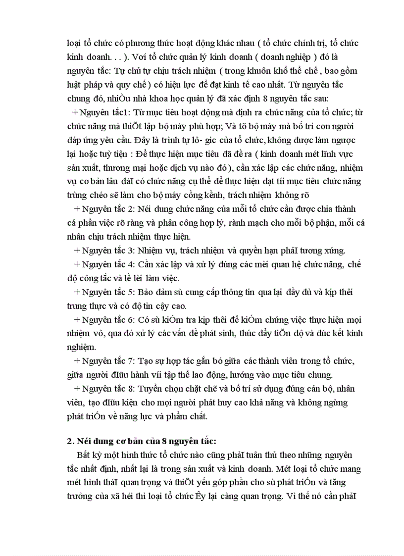 image for page Mối quan hệ và tính tất yếu giữa 8 nguyên tắc trong doanh nghiệp