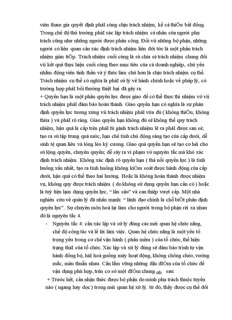 image for page Mối quan hệ và tính tất yếu giữa 8 nguyên tắc trong doanh nghiệp