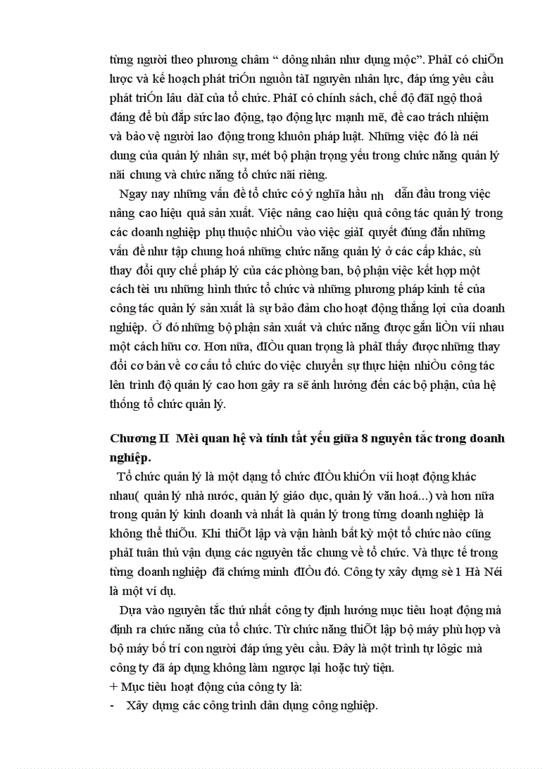 image for page Mối quan hệ và tính tất yếu giữa 8 nguyên tắc trong doanh nghiệp