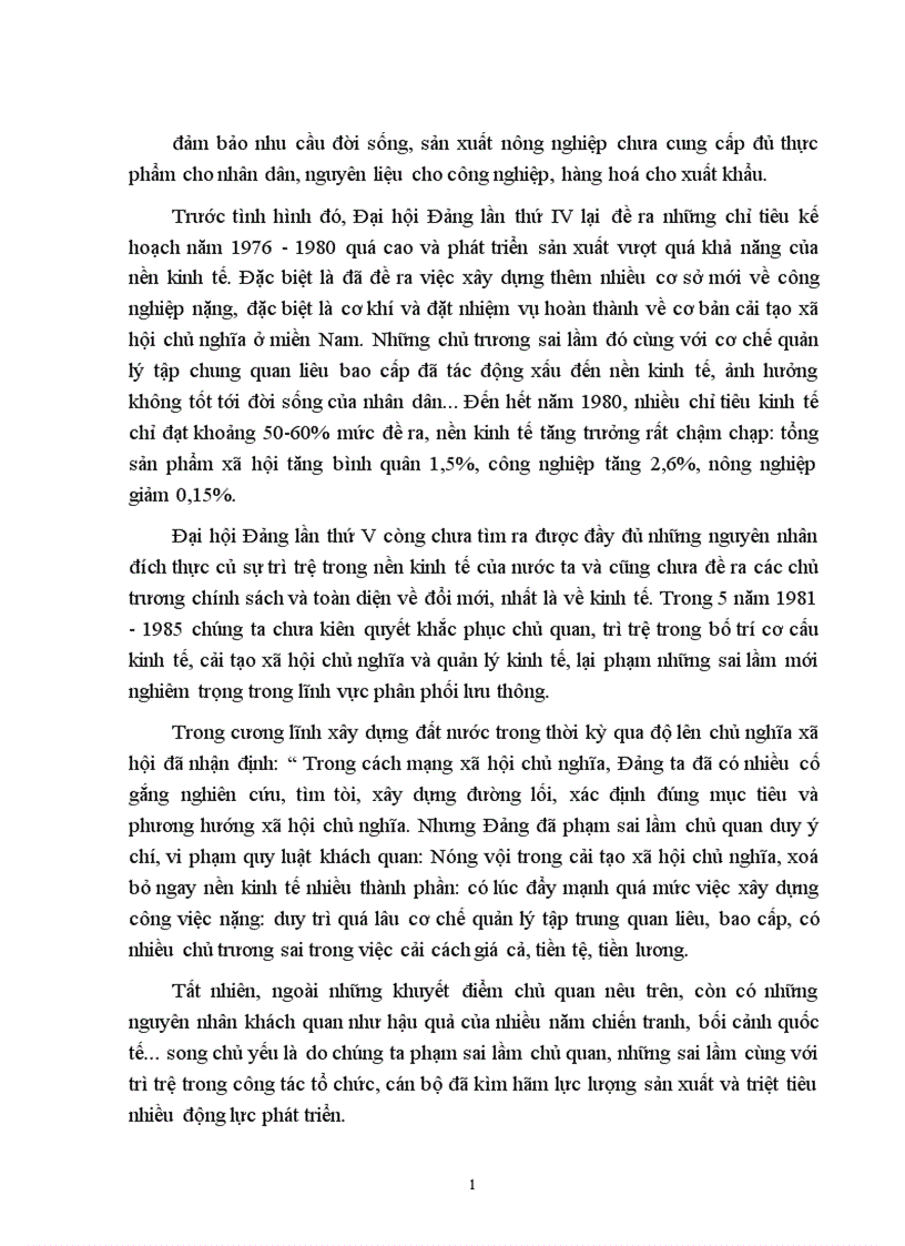 image for page Mối quan hệ biện chứng giữa vật chất ý thức và sự vận dụng của Đảng cộng sản Việt Nam trong công cuộc đổi mới kinh tế 1