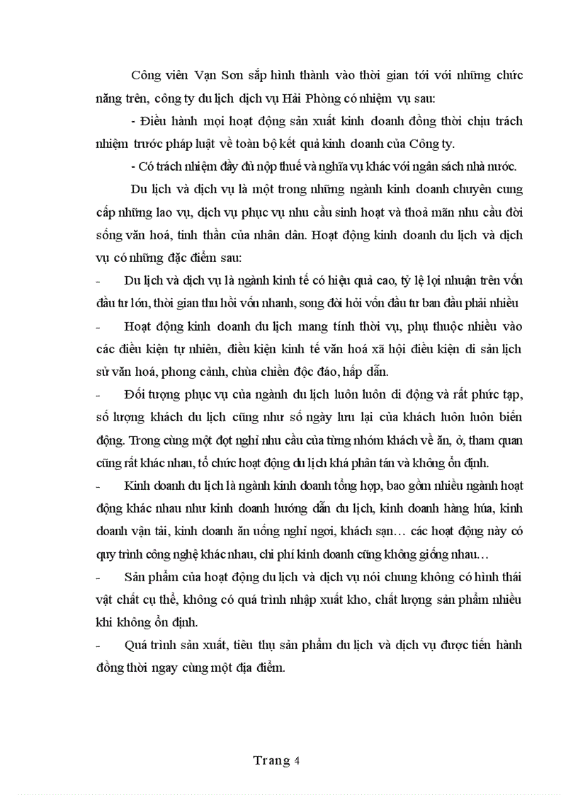 image for page Báo cáo thực tập tổng hợp tại công ty dịch vụ du lịch Hải Phòng