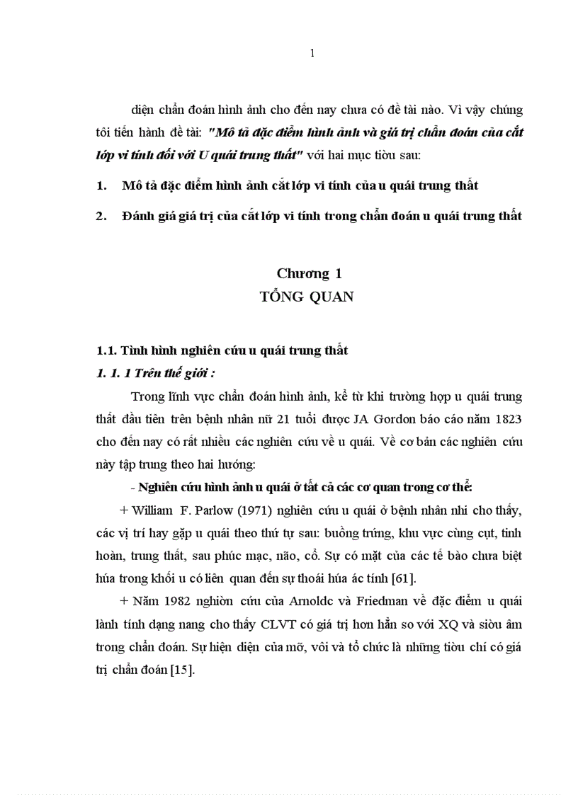 image for page Mô tả đặc điểm hình ảnh và giá trị chẩn đoán của cắt lớp vi tính đối với U quái trung thất