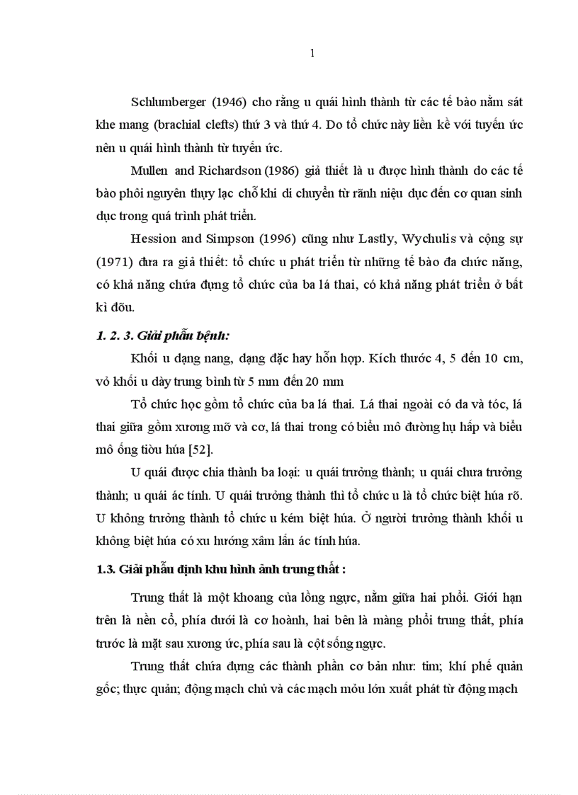 image for page Mô tả đặc điểm hình ảnh và giá trị chẩn đoán của cắt lớp vi tính đối với U quái trung thất