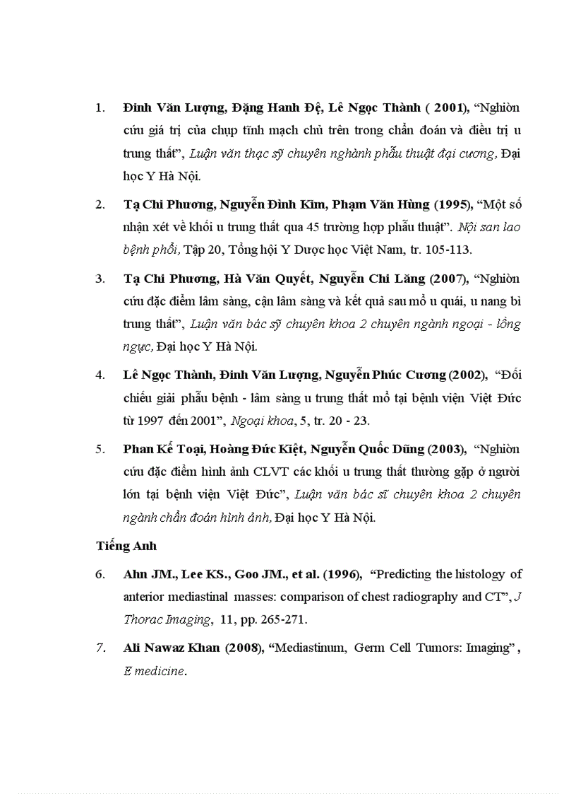 image for page Mô tả đặc điểm hình ảnh và giá trị chẩn đoán của cắt lớp vi tính đối với U quái trung thất