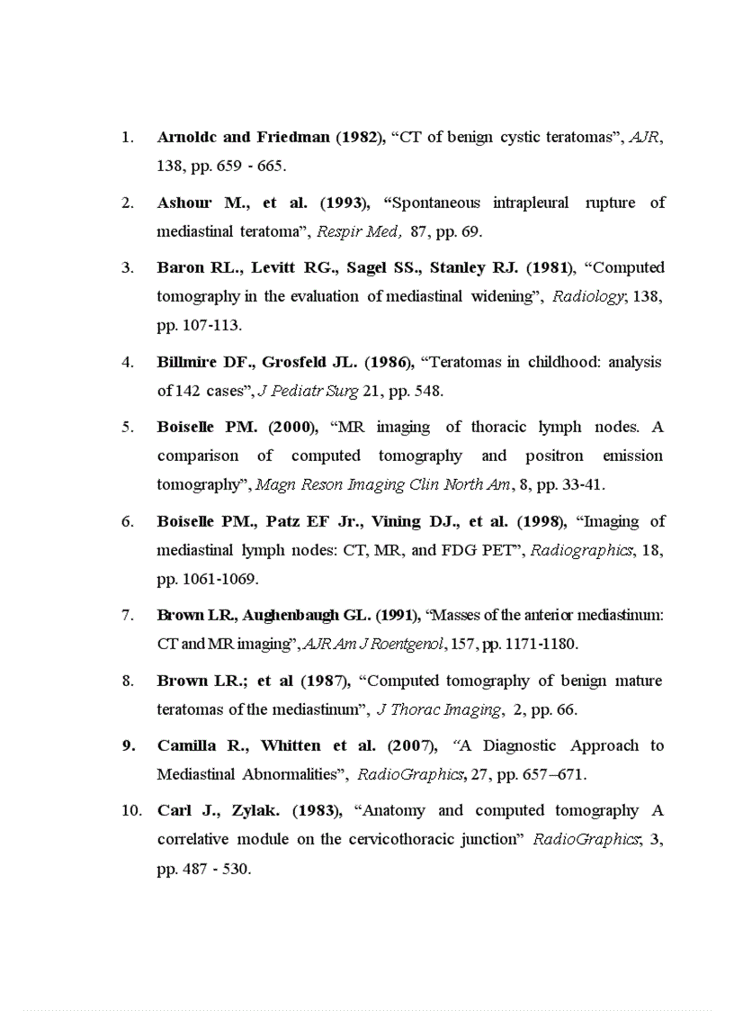 image for page Mô tả đặc điểm hình ảnh và giá trị chẩn đoán của cắt lớp vi tính đối với U quái trung thất