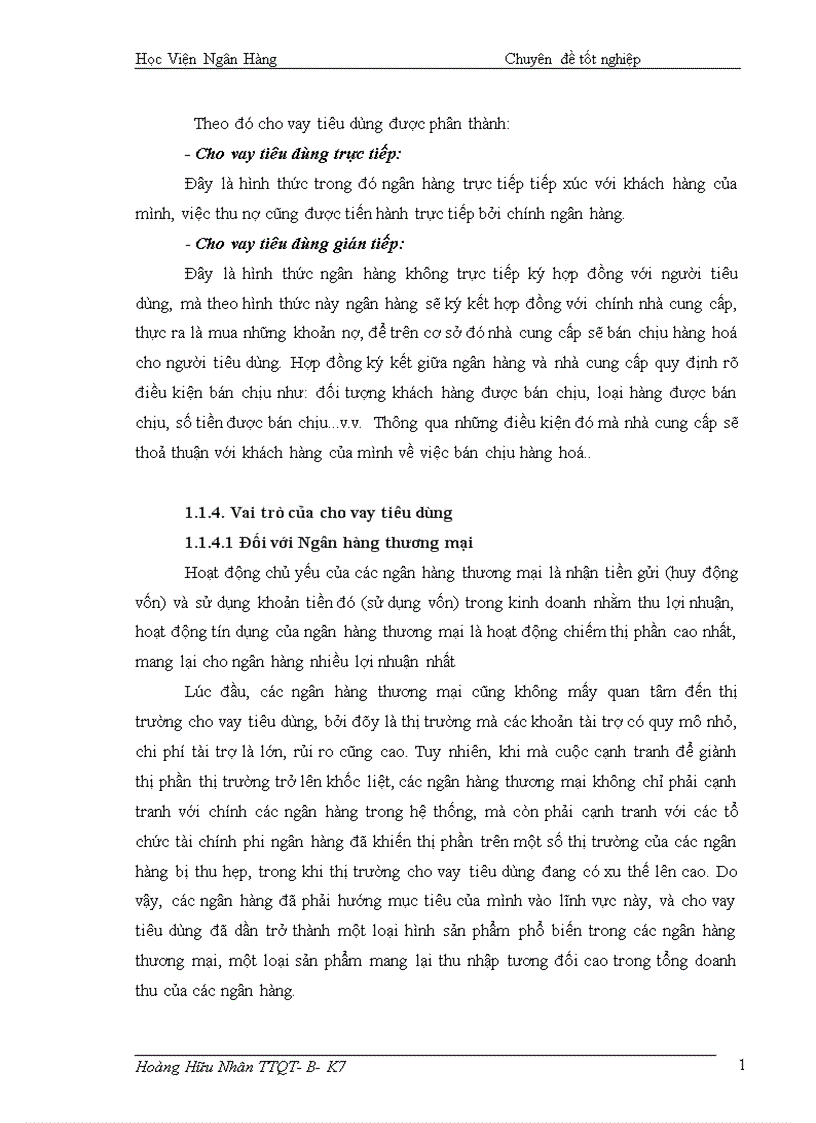 image for page Thực trạng và giải pháp mở rộng tín dụng tiêu dùng tại Ngân hàng thương mại cổ phần kỹ thương Techcombank chi nhánh Thăng Long