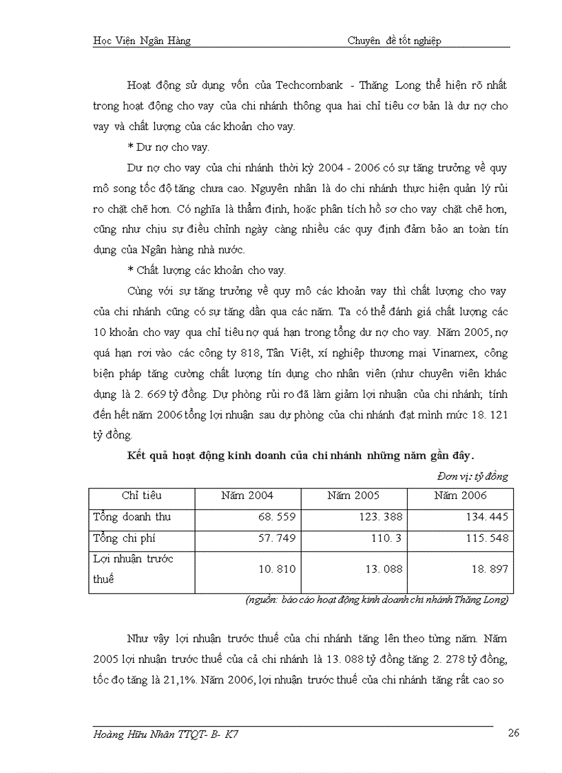image for page Thực trạng và giải pháp mở rộng tín dụng tiêu dùng tại Ngân hàng thương mại cổ phần kỹ thương Techcombank chi nhánh Thăng Long