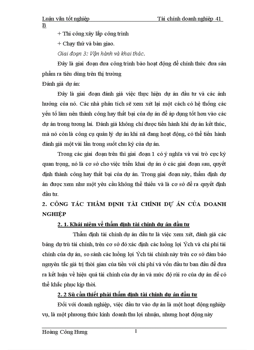 image for page Hoàn thiện công tác thẩm định tài chính dự án xây dựng khu chung cư cao tầng cao cấp 15 17 phố Ngọc Khánh