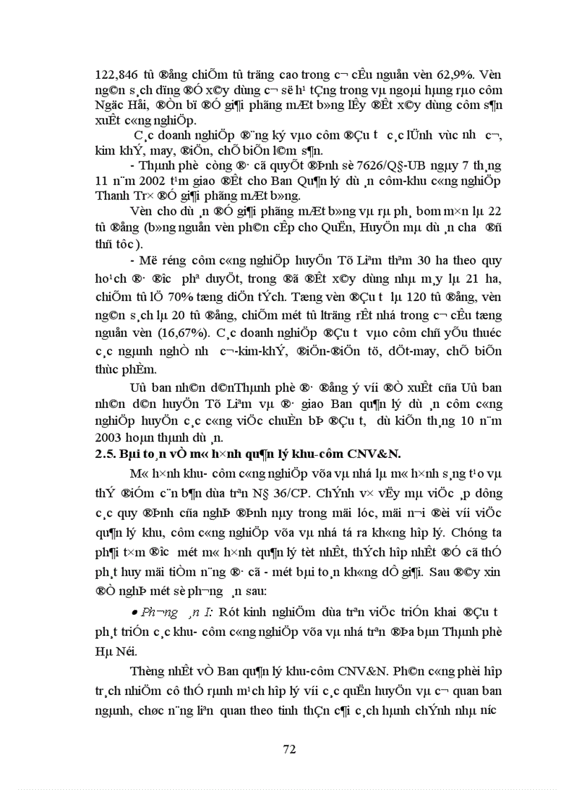 image for page Quan điểm định hướng và giải pháp đầu tư xây dựng mở rộng các khu cụm CNV N trên địa bàn thành phố Hà Nội 1