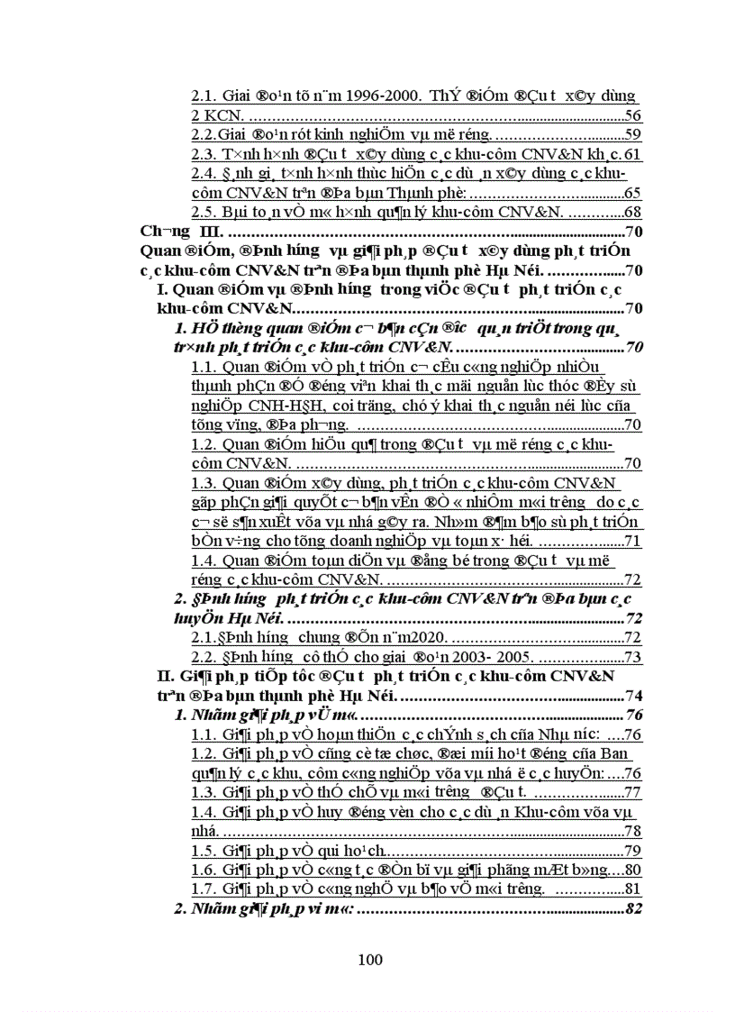 image for page Quan điểm định hướng và giải pháp đầu tư xây dựng mở rộng các khu cụm CNV N trên địa bàn thành phố Hà Nội 1