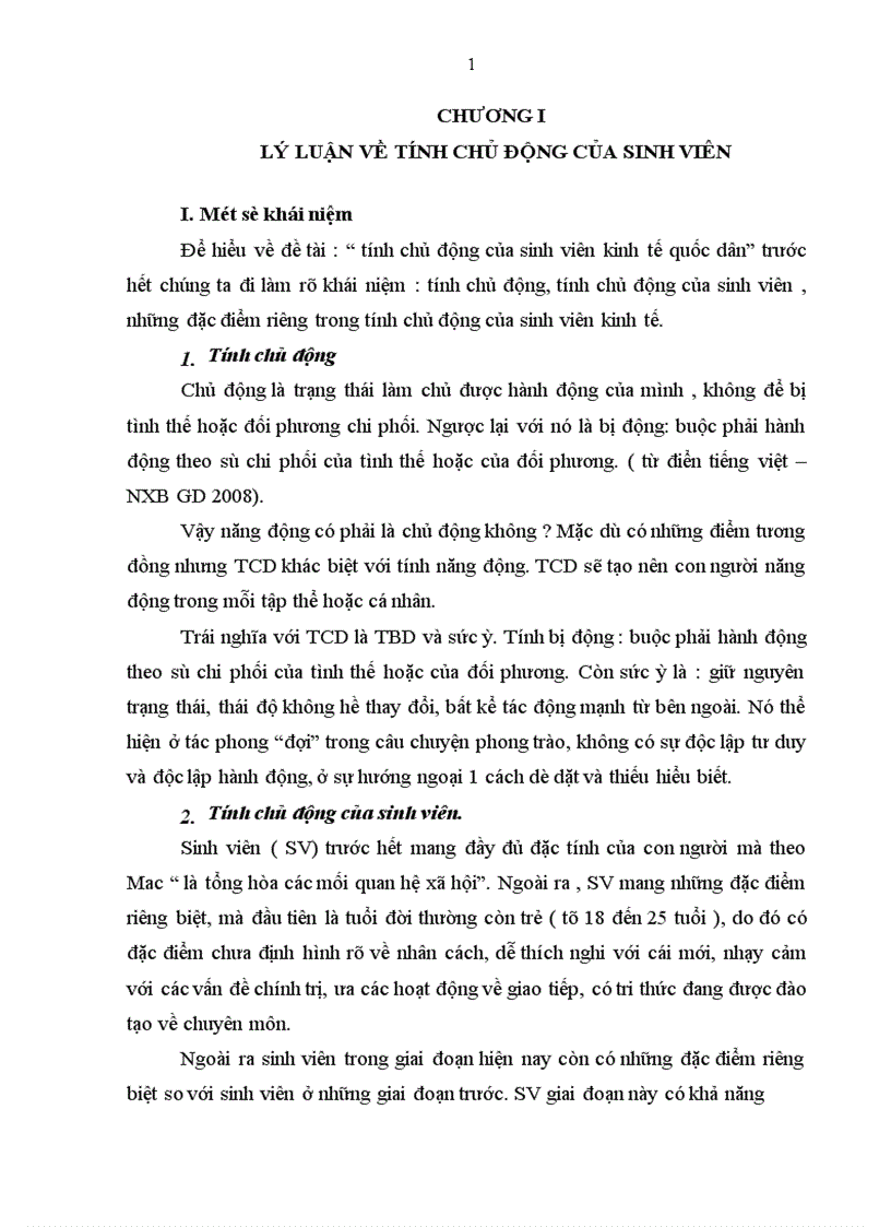 image for page Tính chủ động của sinh viên trường đại học Kinh Tế Quốc Dân