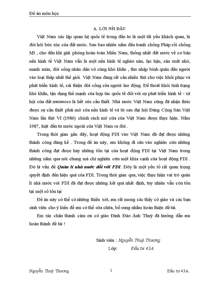 image for page Quản lý nhà nước đối với hoạt động đầu tư trực tiếp nước ngoài ở Việt Nam 1