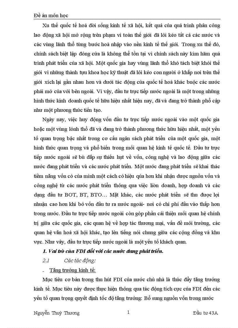 image for page Quản lý nhà nước đối với hoạt động đầu tư trực tiếp nước ngoài ở Việt Nam 1