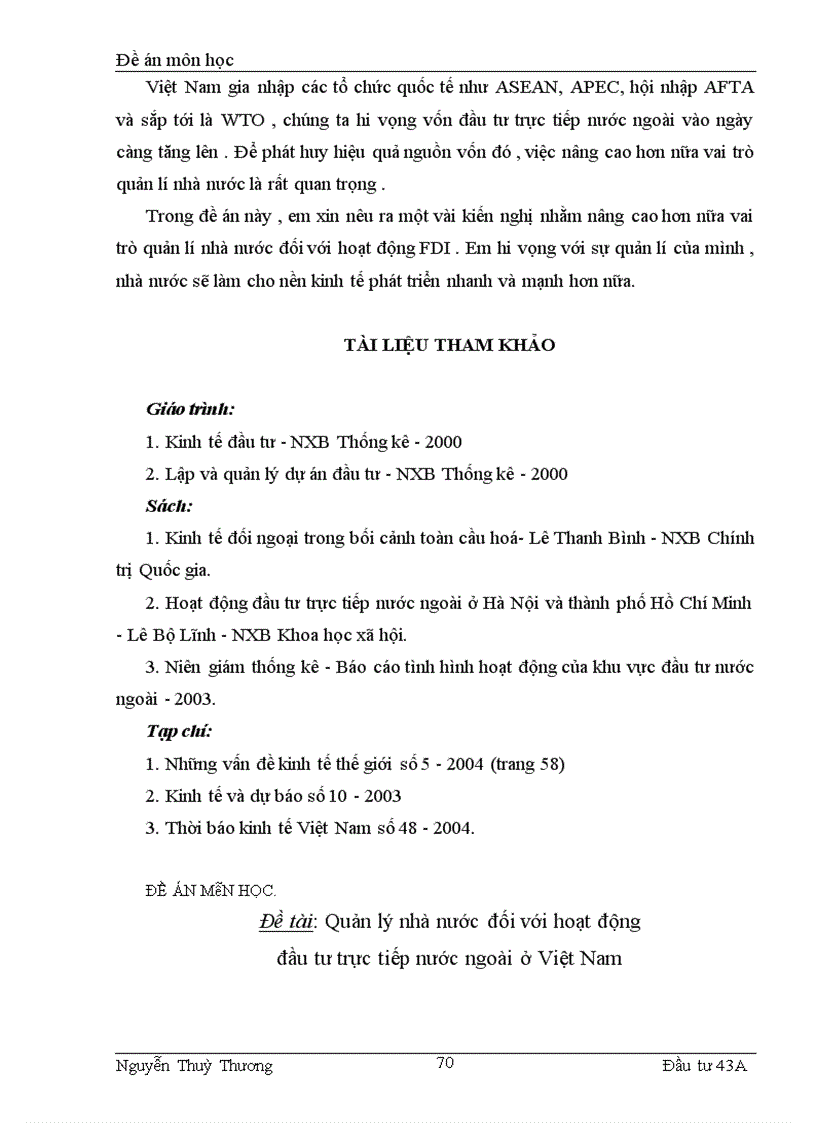 image for page Quản lý nhà nước đối với hoạt động đầu tư trực tiếp nước ngoài ở Việt Nam 1