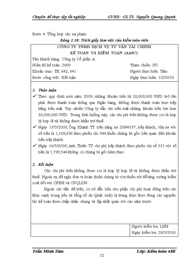 image for page Hoàn thiện kiểm toán khoản mục chi phí hoạt động trong quy trình kiểm toán báo cáo tài chính do Công ty TNHH Dịch vụ Tư vấn Tài chính Kế toán và Kiểm toán AASC thực hiện