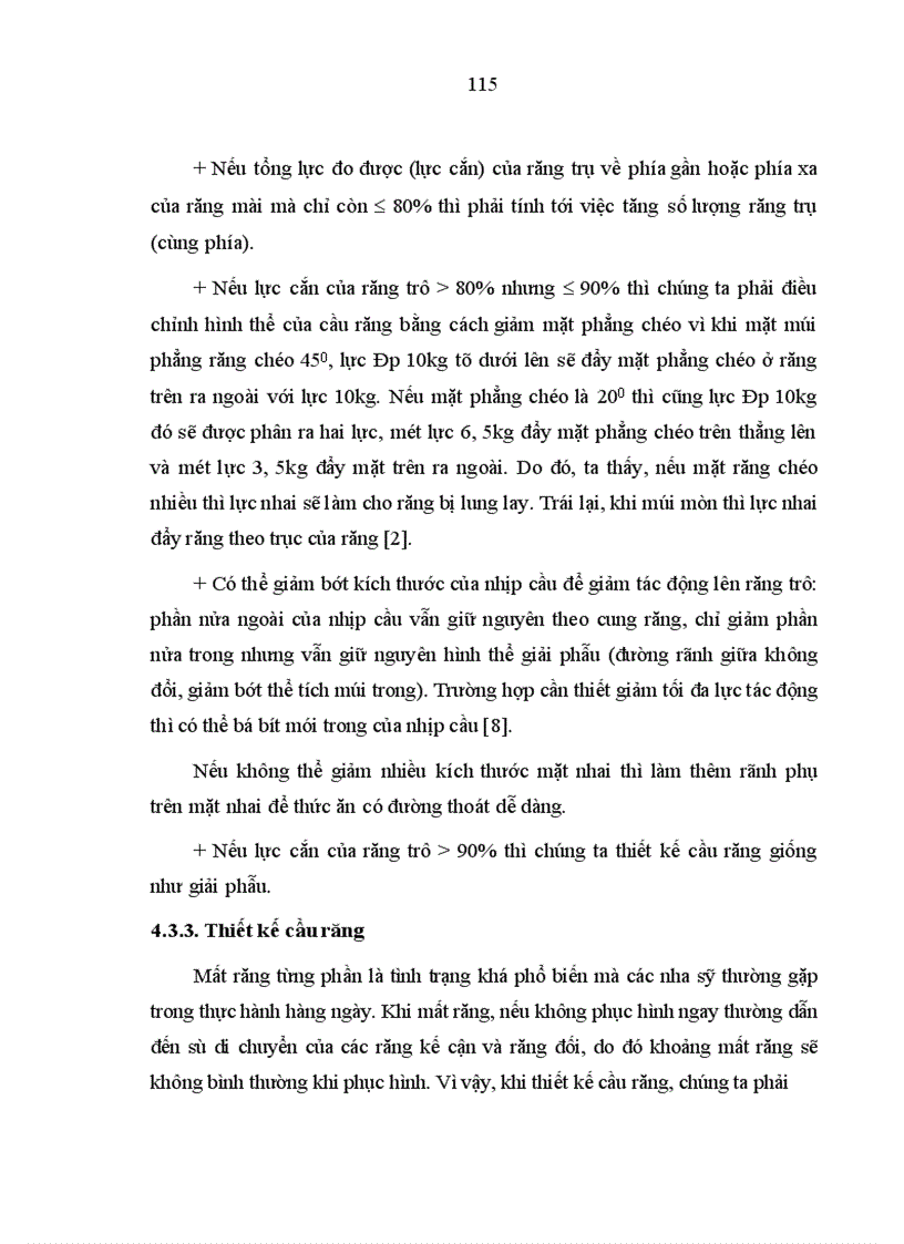 image for page Nghiên cứu răng trụ và đánh giá hiệu quả của cầu cổ điển