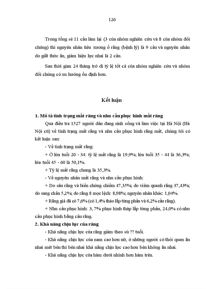 image for page Nghiên cứu răng trụ và đánh giá hiệu quả của cầu cổ điển