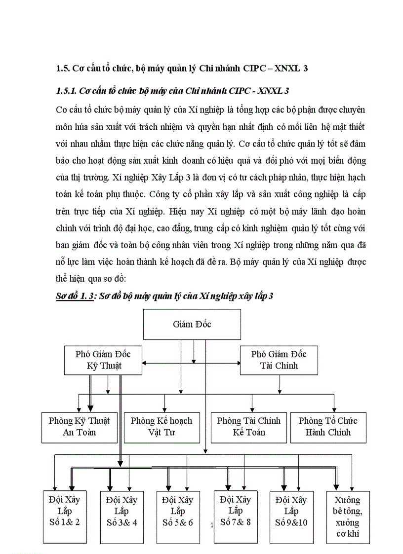 image for page Phân tích tình hình tài chính của Chi nhánh CIPC Xí nghiệp Xây lắp 3 Sông Công