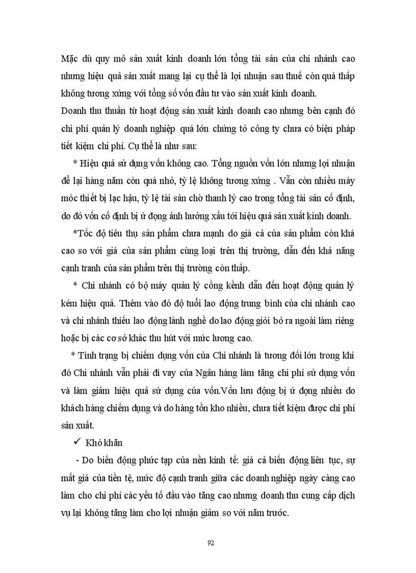 image for page Phân tích tình hình tài chính của Chi nhánh CIPC Xí nghiệp Xây lắp 3 Sông Công