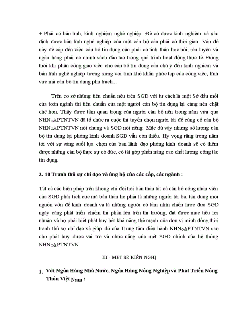 image for page Giải pháp nâng cao chất lượng tín dụng tại Sở Giao Dịch Ngân Hàng Nông Nghiệp và Phát Triển Nông Thôn Việt Nam 1