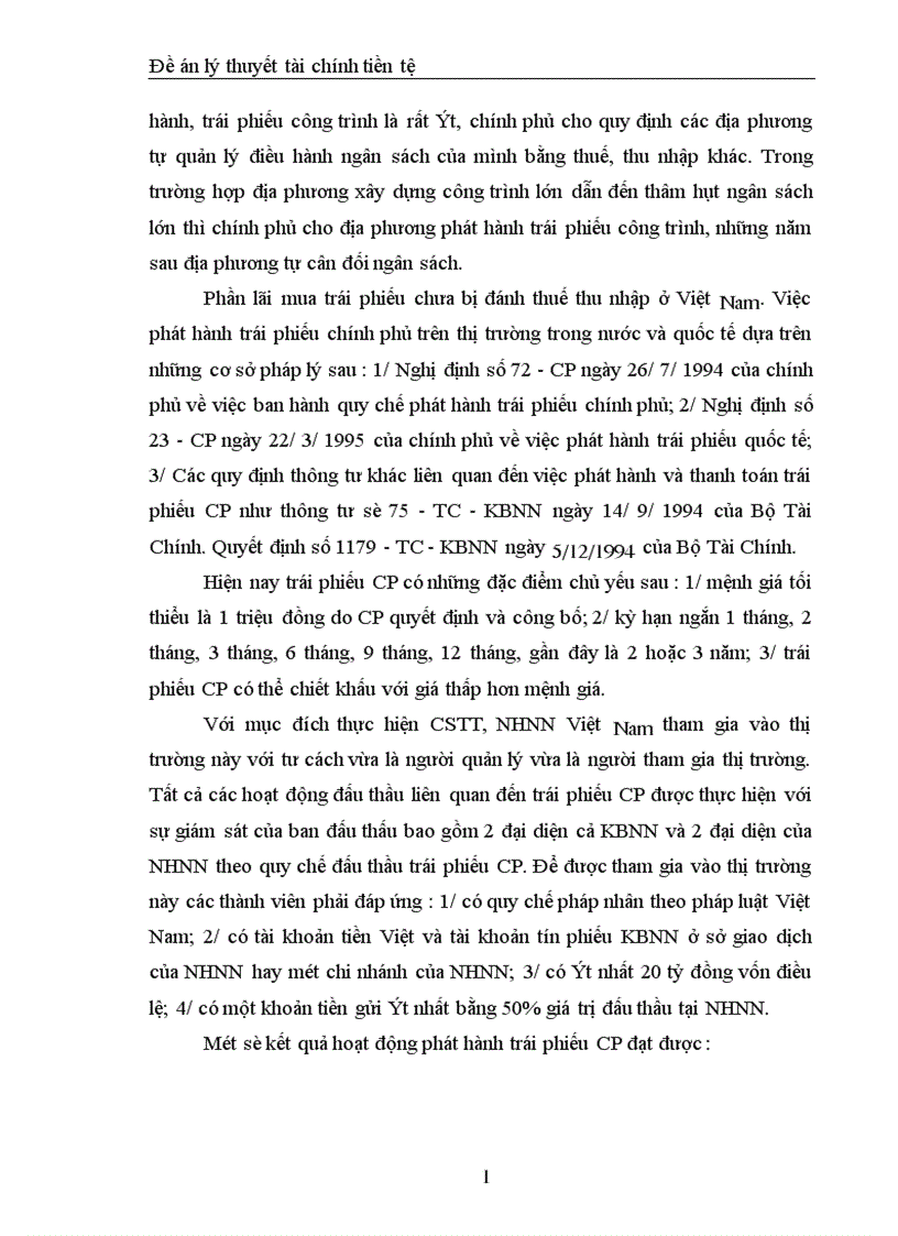 image for page Thực trạng phát triển của các công cụ trên TTTC ở Việt Nam 1