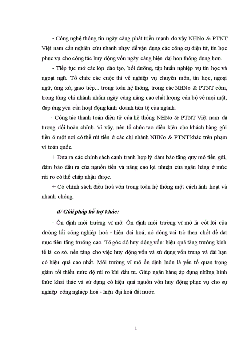image for page Giải pháp mở rộng huy động vốn tại chi nhánh NHNo PTNT huyện Lương sơn Tỉnh Hòa Bình