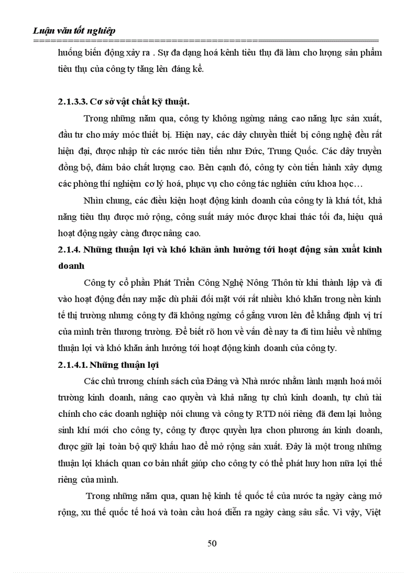 image for page Lợi nhuận và các giải pháp góp phần tăng lợi nhuận tại Công ty cổ phần phát triển công nghệ nông thôn 1
