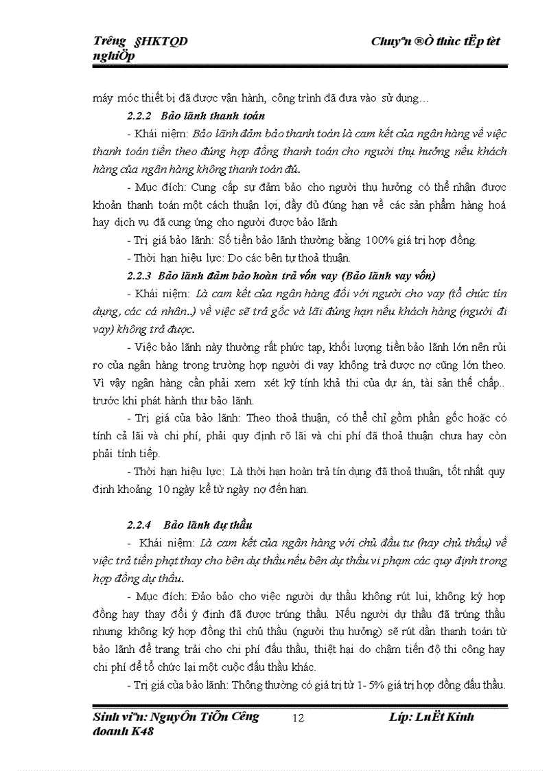 image for page Cơ sở pháp lý về bảo lãnh ngân hàng và thực tiễn áp dụng tại Ngân hàng TMCP Hàng Hải Việt Nam Chi nhánh Trường Chinh 1