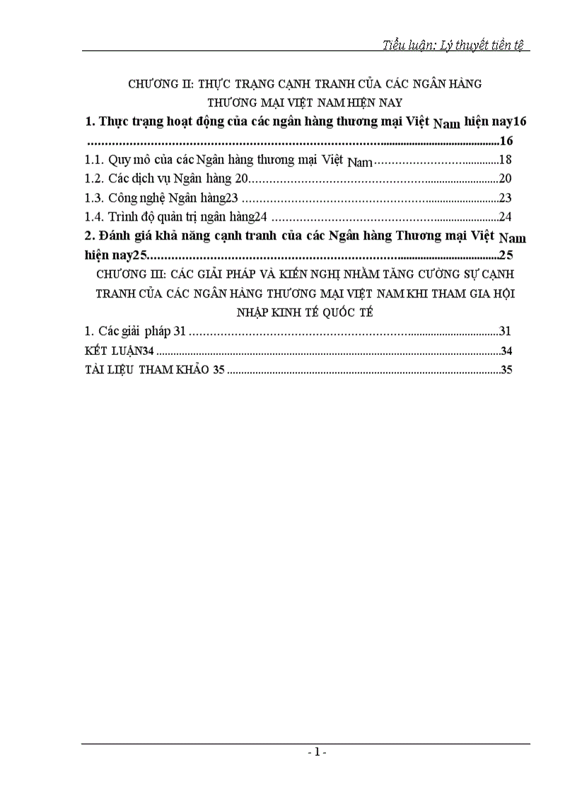 image for page Các giải pháp tăng cường khả năng cạnh tranh của các ngân hàng thương mại việt nam để tham gia hội nhập kinh tế tài chính khu vực và thế giới 1