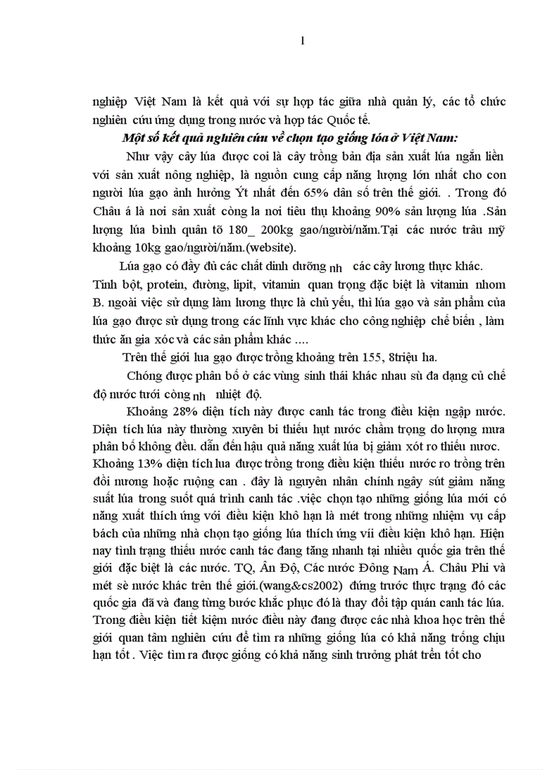 image for page Đánh giá khả năng sinh trưởng và phát triển của một số giống lúa cạn tại trường đại học nông lâm thái nguyên vụ mùa 2009