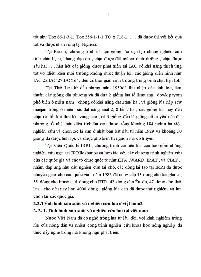 image for page Đánh giá khả năng sinh trưởng và phát triển của một số giống lúa cạn tại trường đại học nông lâm thái nguyên vụ mùa 2009